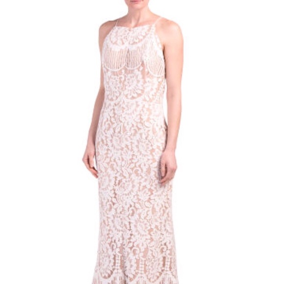 NEW with tags - Cream Lace/ Nude Dress - Picture 1 of 8